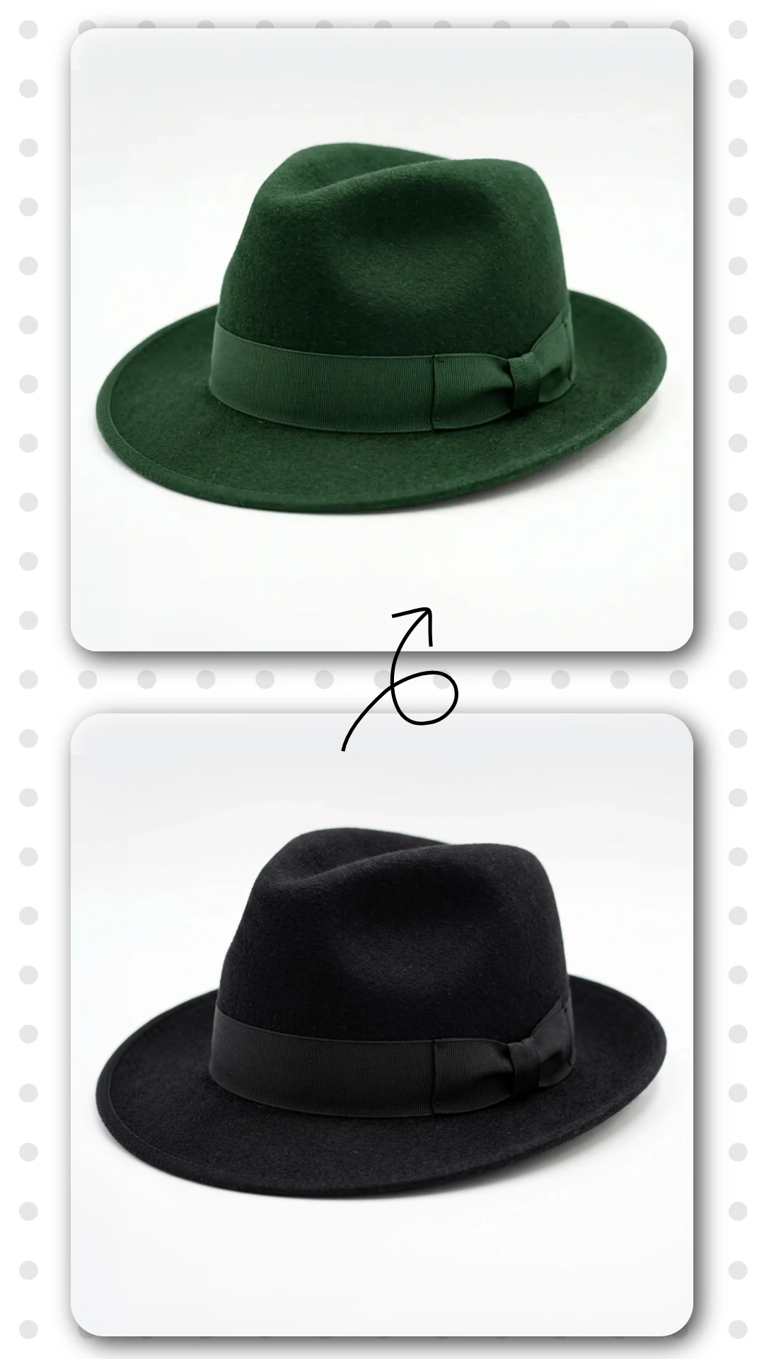 Hat color changing aftertaken