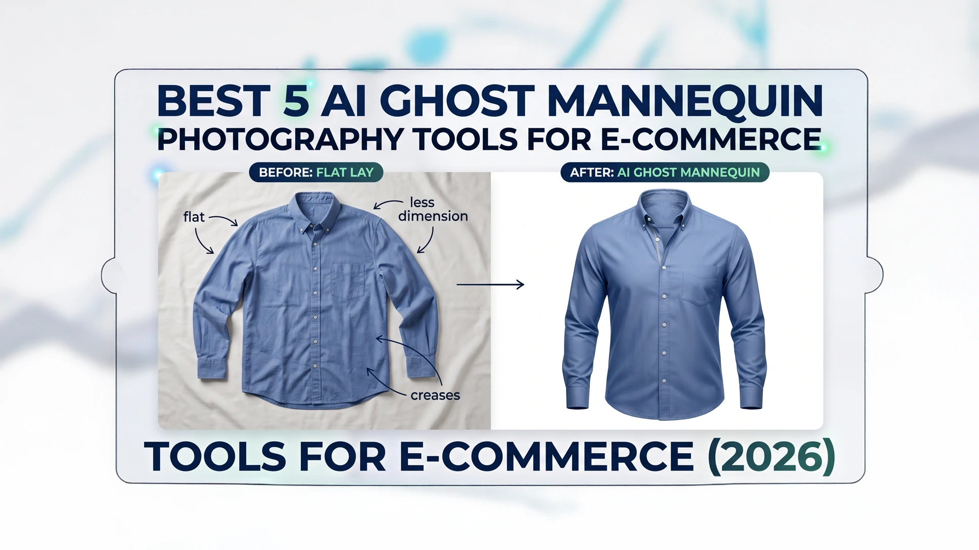 Best 5 AI Ghost Mannequin Photography tools in 2026 to make your clothing photos more professional
