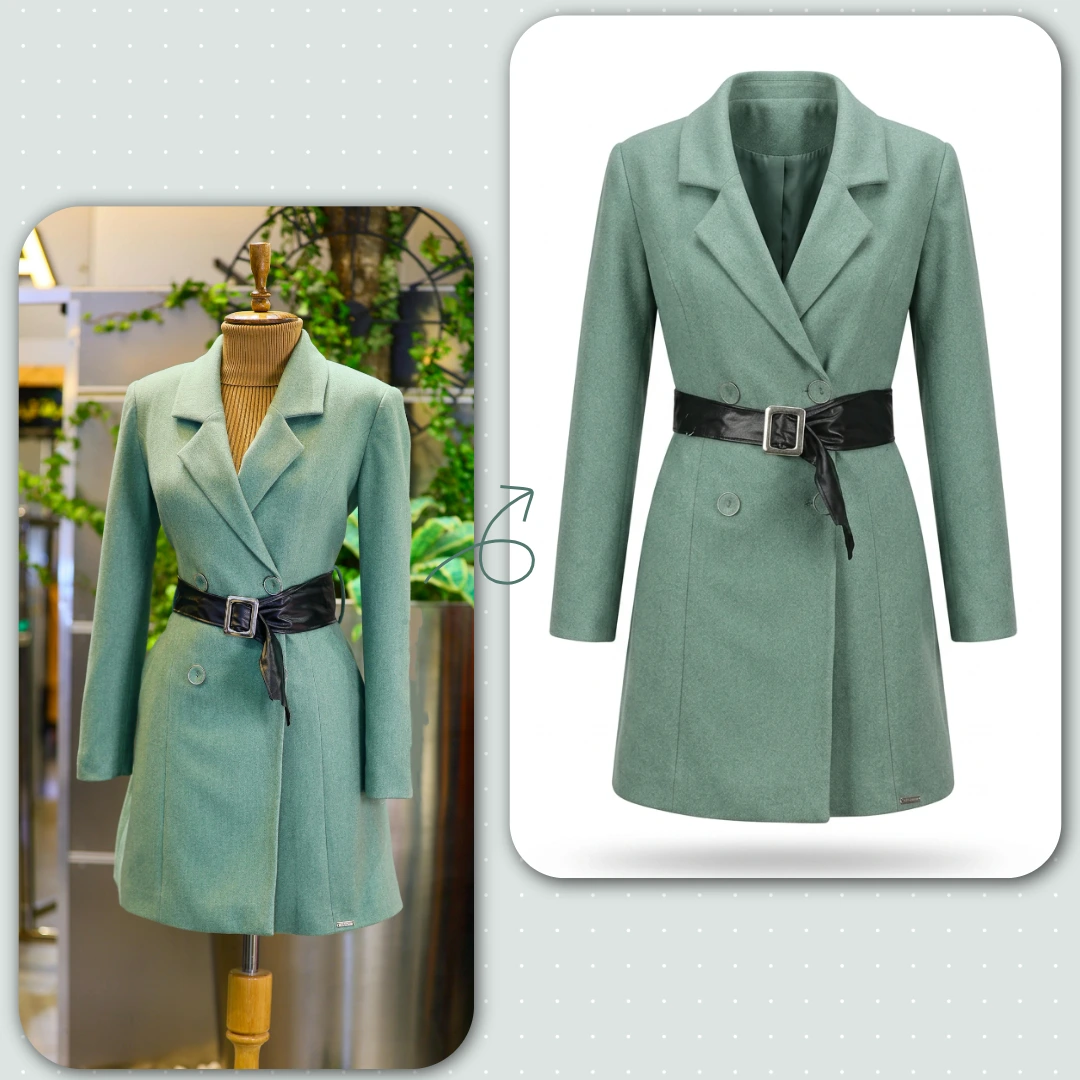 Invisible mannequin of woman suit using AfterTaken